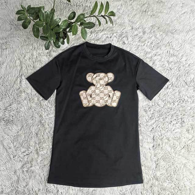 Embroidery Fashion Tee Dress