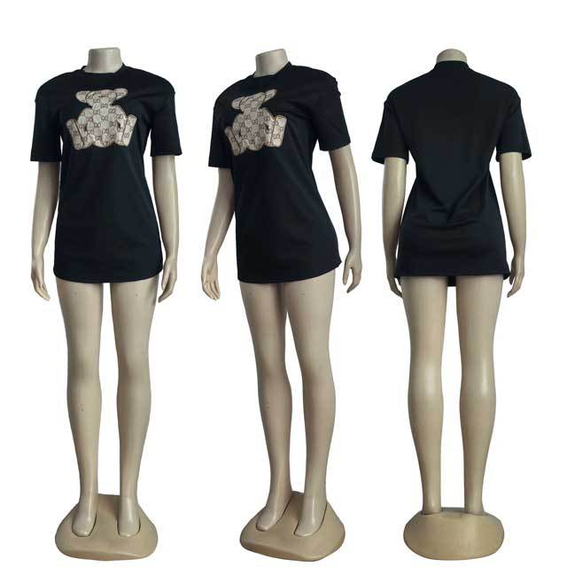Embroidery Fashion Tee Dress