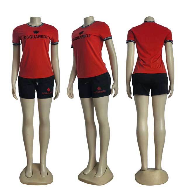 Fashion Embroidery Women Short Set