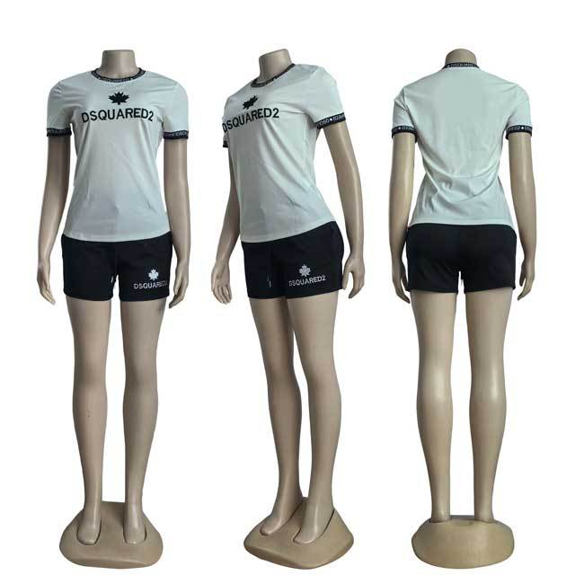 Fashion Embroidery Women Short Set