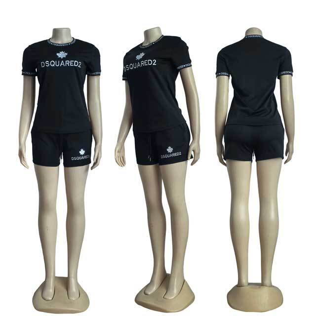 Fashion Embroidery Women Short Set