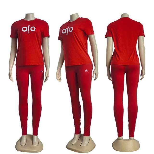 Fashion Women Short Sleeve Jogging Suit