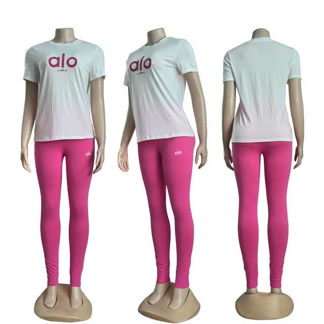 Fashion Women Short Sleeve Jogging Suit