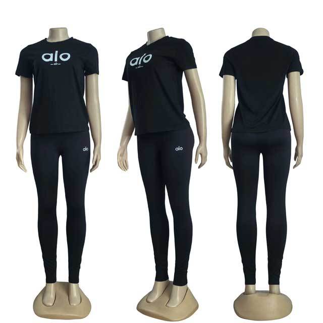 Fashion Women Short Sleeve Jogging Suit