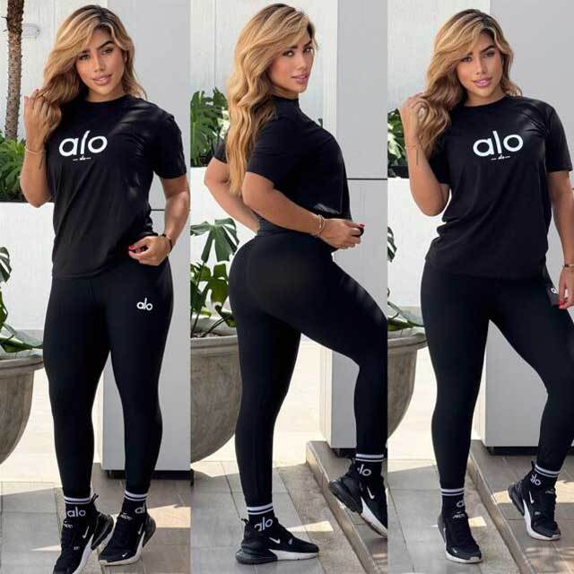 Fashion Women Short Sleeve Jogging Suit