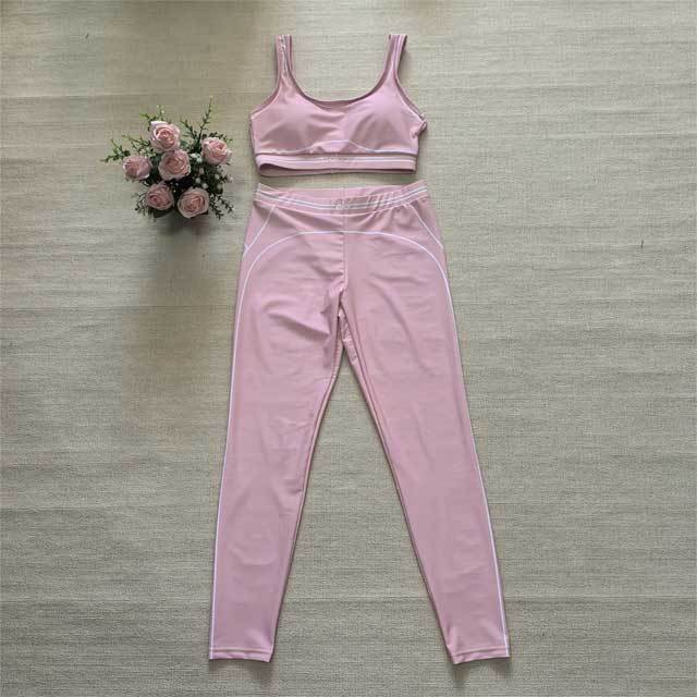 Fashion Women Skinny Yoga Pants Suit