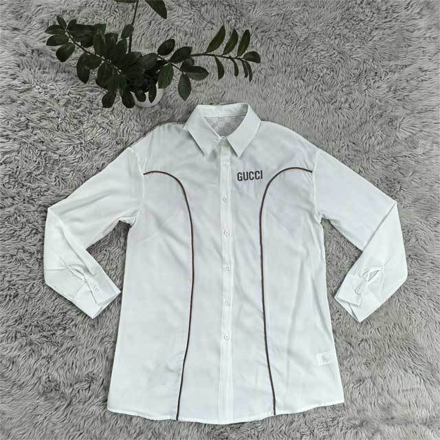 Embroidery Fashion Women Long Sleeve Shirt
