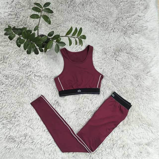 High Waist Skinny Yoga Pants Suit