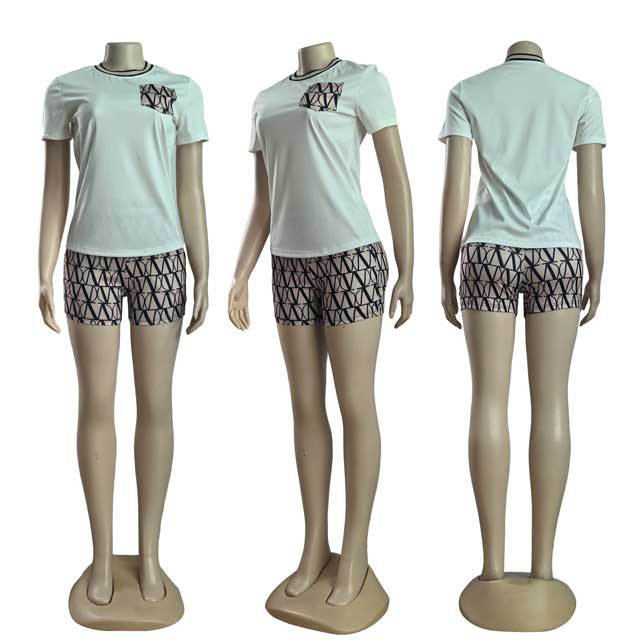Printed Fashion Women Two Piece Set
