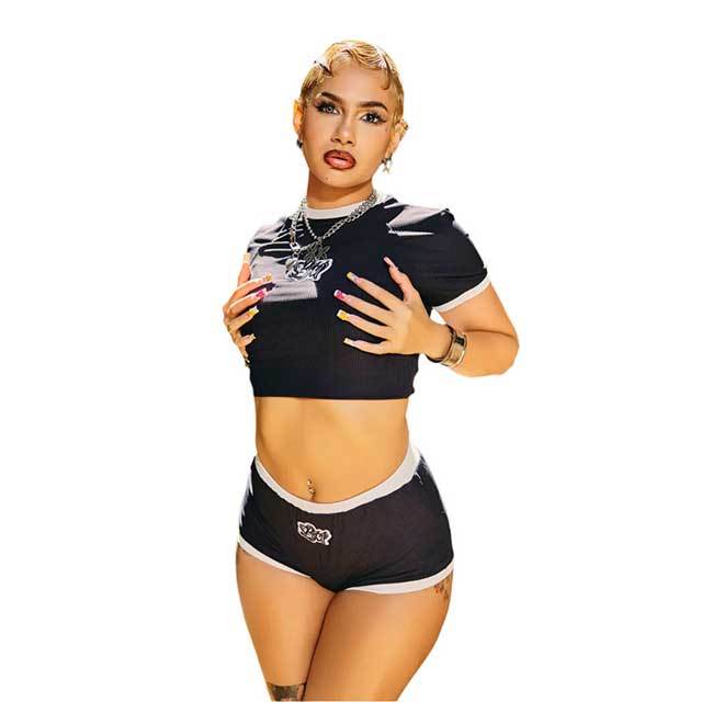 Embroidery Design Casual Wear Short Set