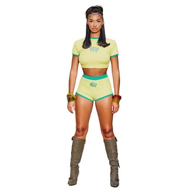 Embroidery Design Casual Wear Short Set