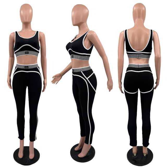 Fashion Women Skinny Casual Yoga Set