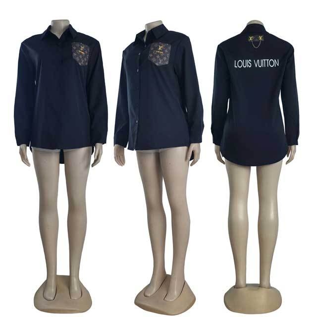 Metal Logo Fashion Casual Shirt