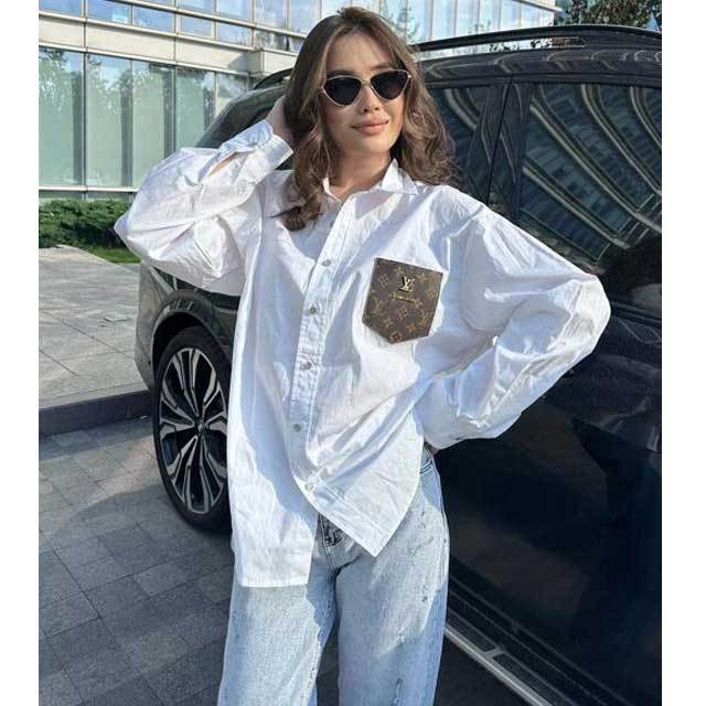 Metal Logo Fashion Casual Shirt