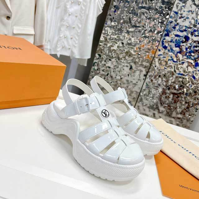 Thick-Soled Hollow Out Fashion Sandals