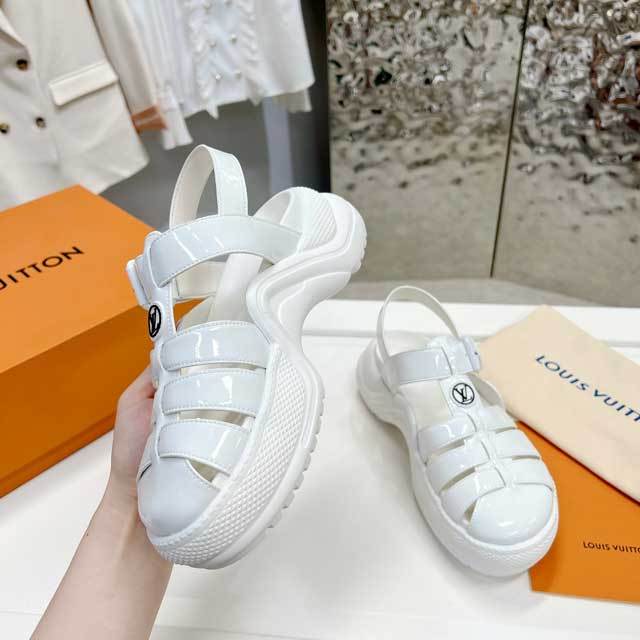Thick-Soled Hollow Out Fashion Sandals