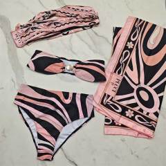 Pink scarf & headscarf set