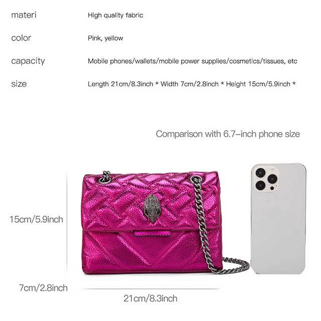 Solid Color Chains Mini Bag Shoulder Bag