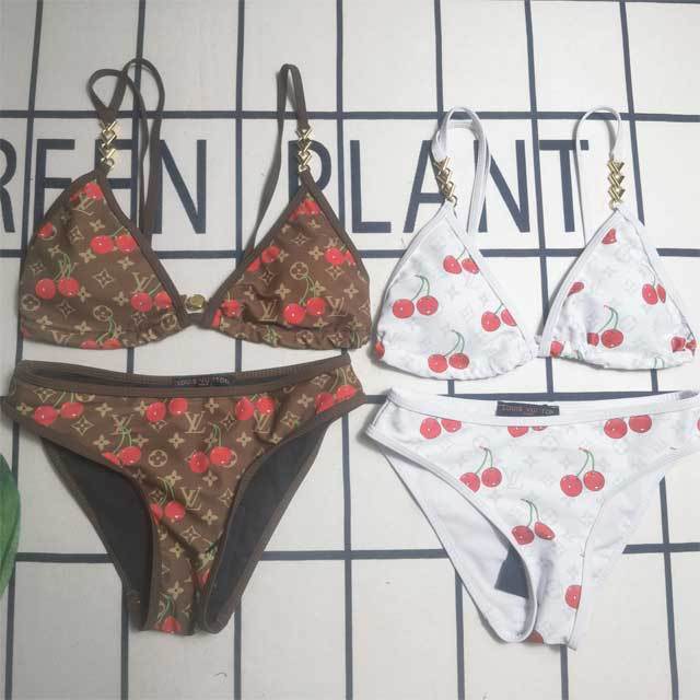 Cherry Print Women Bikini Set