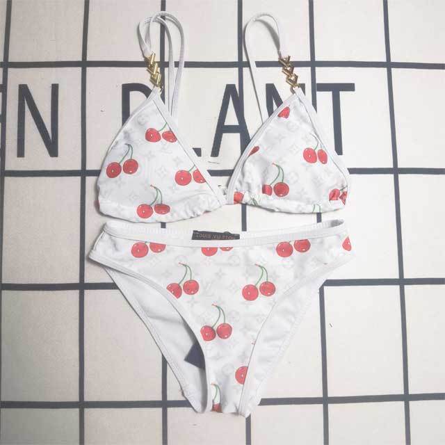 Cherry Print Women Bikini Set