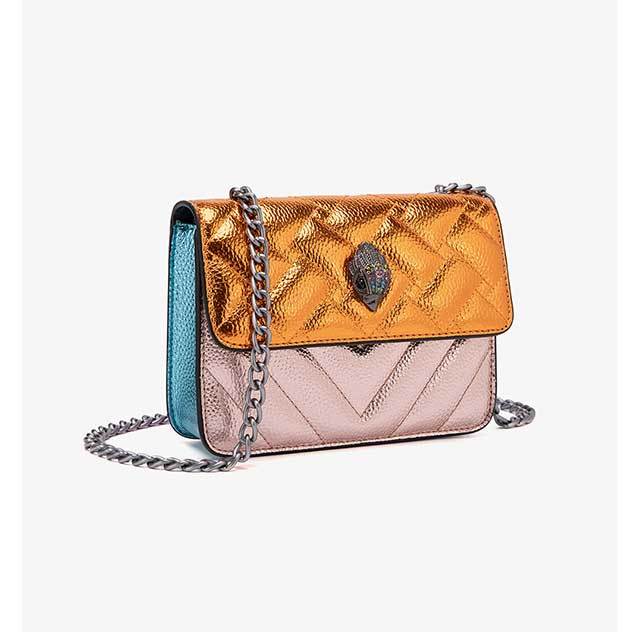 Color Block Chain Mini Shoulder Bag