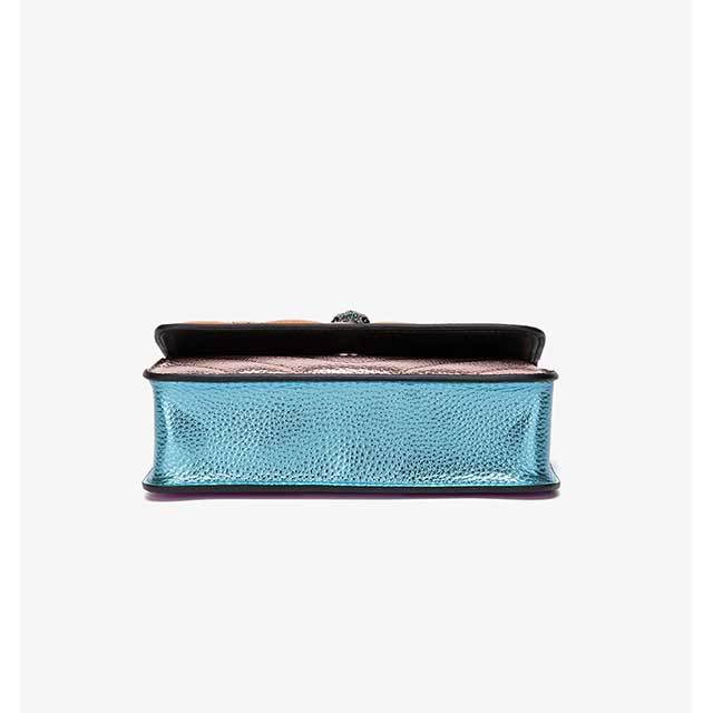 Color Block Chain Mini Shoulder Bag