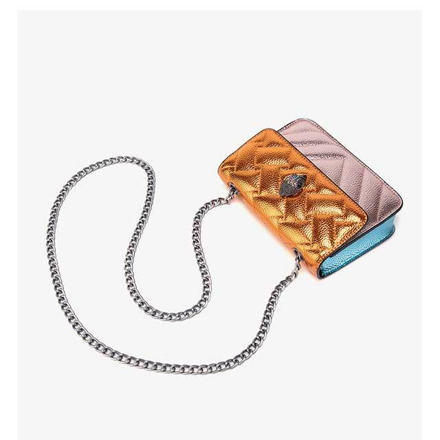 Color Block Chain Mini Shoulder Bag