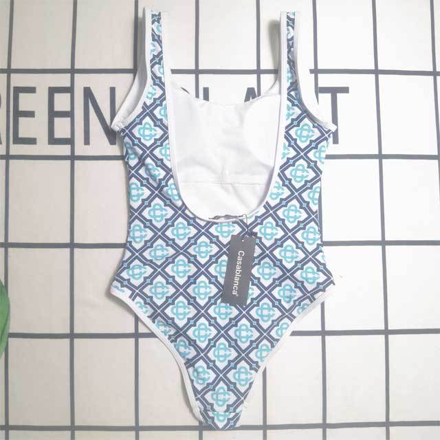 Printed Backless Sexy One Piece