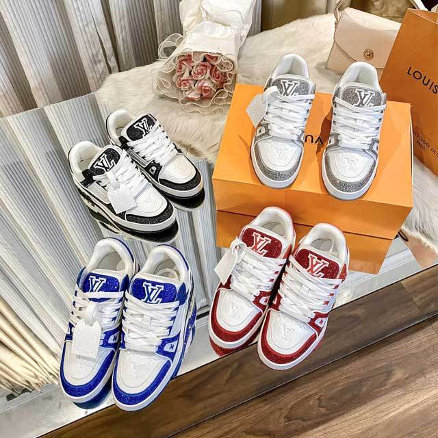 Rhinestones Fashion Unisex Vintage Sneaker