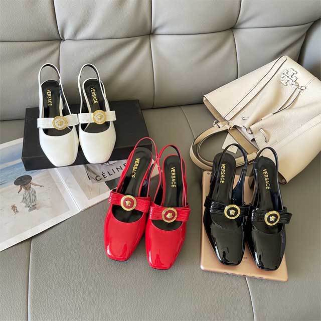 Square Toe Sexy Leather Women Sandals