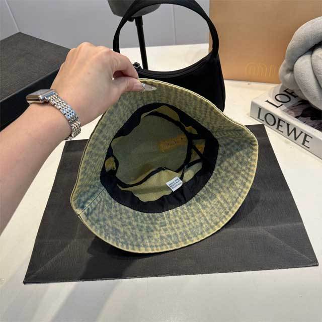 Denim Ripped Bucket Hat