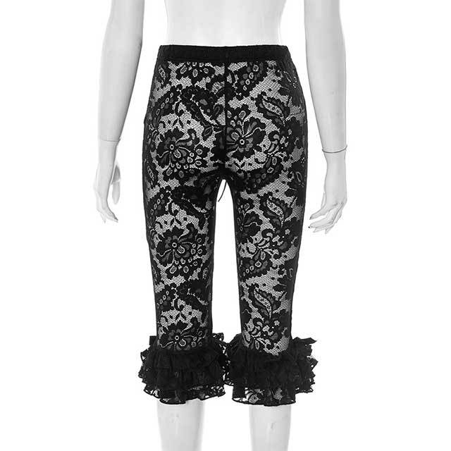 Halter V Neck Cropped Top Lace Trim Pants Set