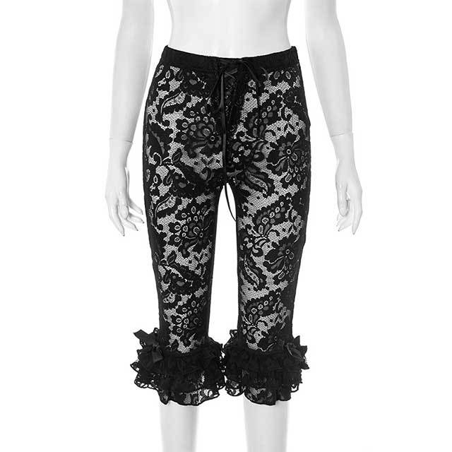 Halter V Neck Cropped Top Lace Trim Pants Set