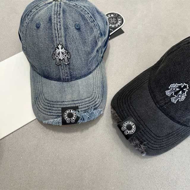 Denim Ripped Baseball Cap