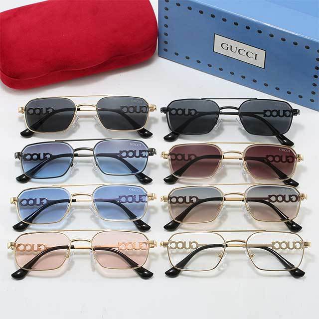 Retro Metal Frame Luxury Design Glasses