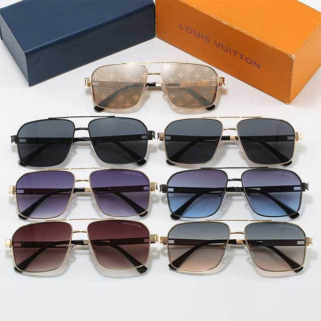 Square Metal Frame Luxury Fashion Glasses