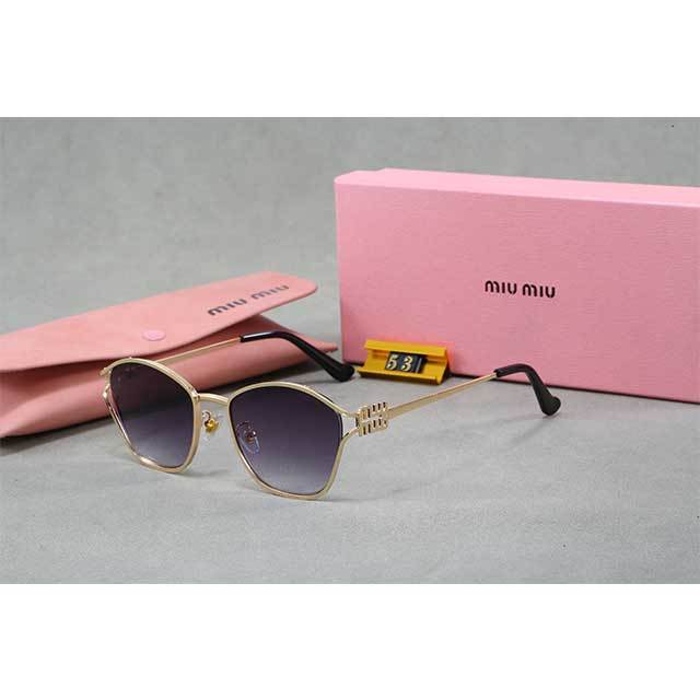 Metal Small Frame Retro Style Sunglasses