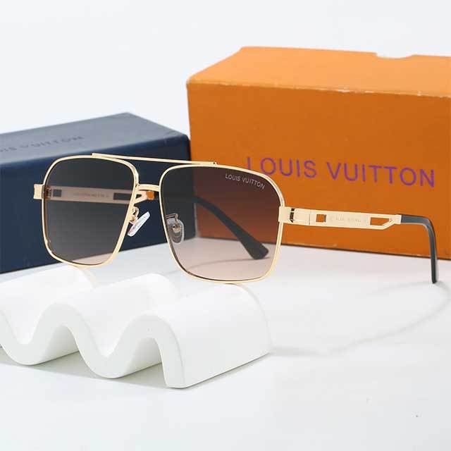 Square Metal Frame Luxury Fashion Glasses