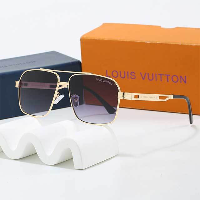 Square Metal Frame Luxury Fashion Glasses