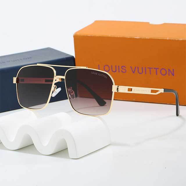 Square Metal Frame Luxury Fashion Glasses