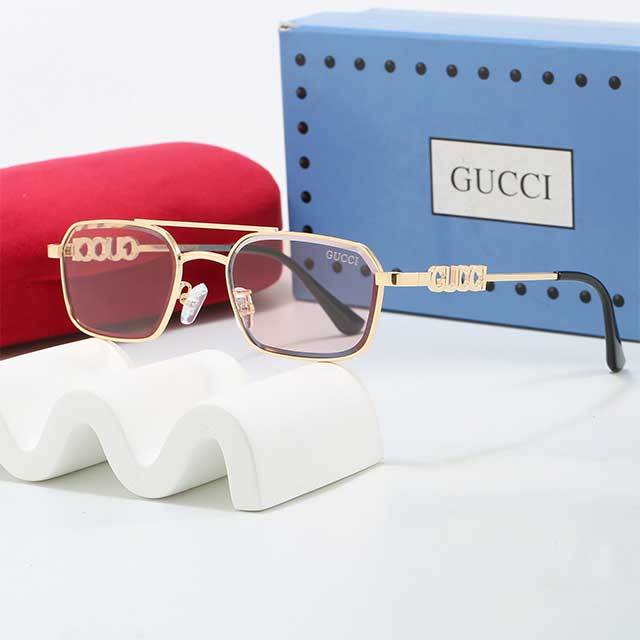 Retro Metal Frame Luxury Design Glasses