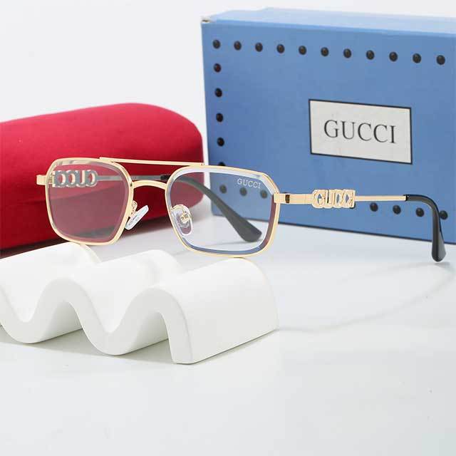 Retro Metal Frame Luxury Design Glasses