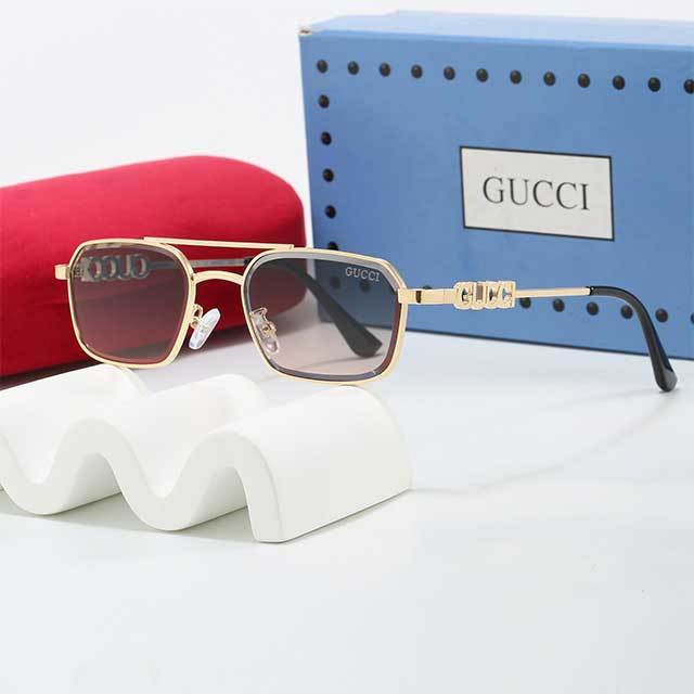 Retro Metal Frame Luxury Design Glasses