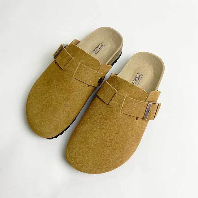 Suede Mules Slip-on Slippers