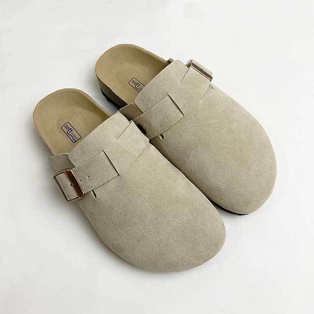 Suede Mules Slip-on Slippers