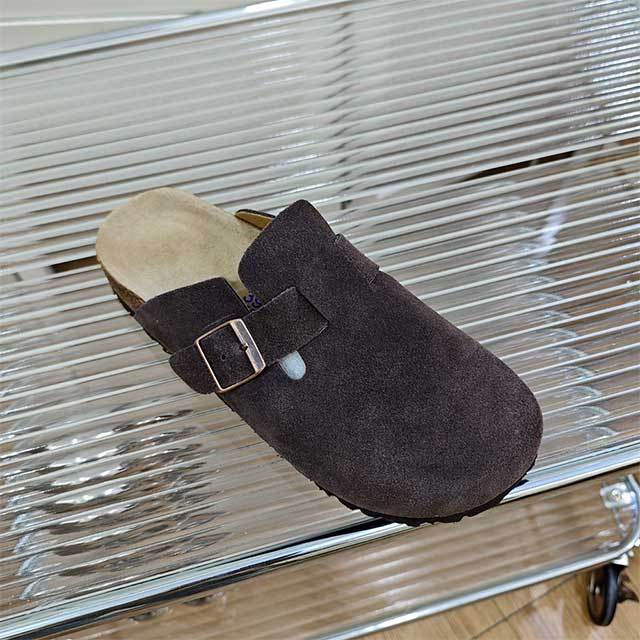 Suede Mules Slip-on Slippers
