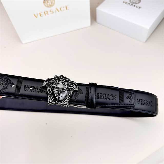 Fashion Logo Leather Trousers Belt