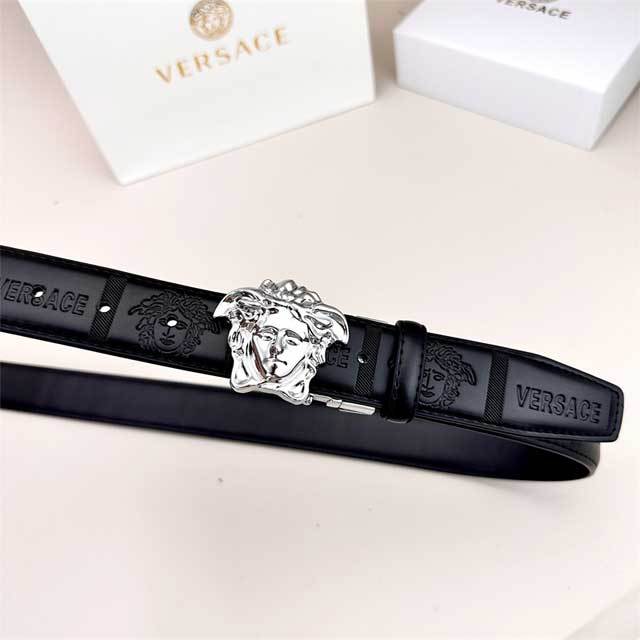 Fashion Logo Leather Trousers Belt