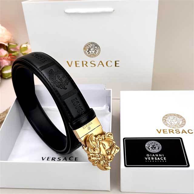 Fashion Logo Leather Trousers Belt