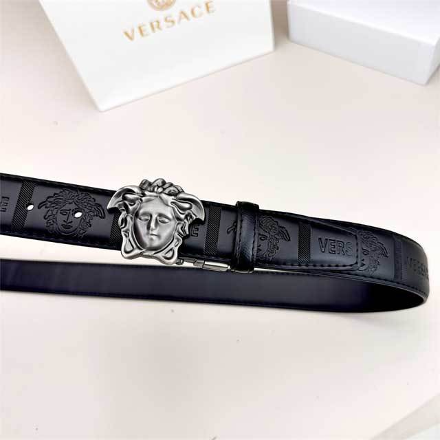 Fashion Logo Leather Trousers Belt